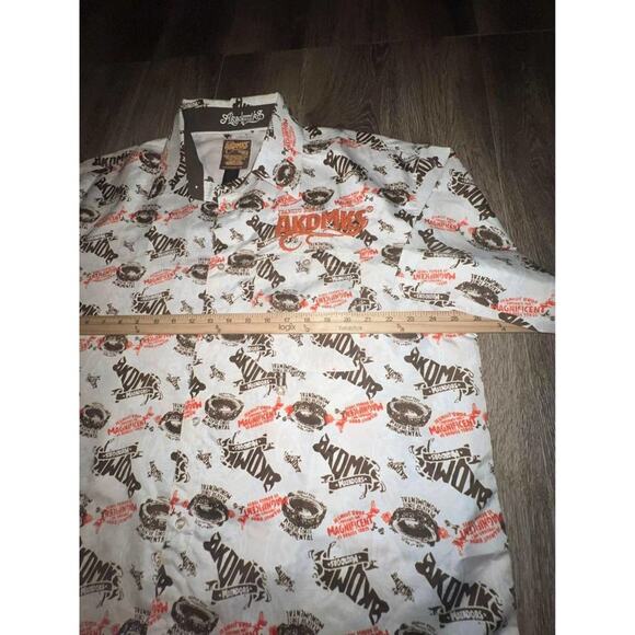 AkDMKS Men's Short Sleeve Button Down Shirt - Picture 3 of 6